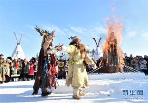 內蒙古鄂倫春冰雪“伊薩仁”開幕